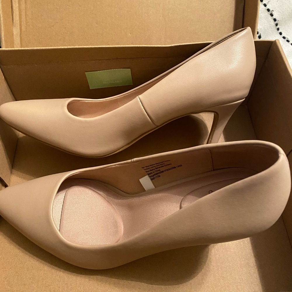 New nude heels from Target.